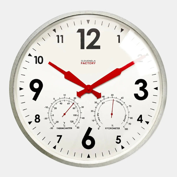 Large Outdoor Clock – Factory Outdoor XL Zinc – Clock
