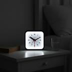 Railway Black Alarm Clock