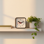 Railway Black Alarm Clock