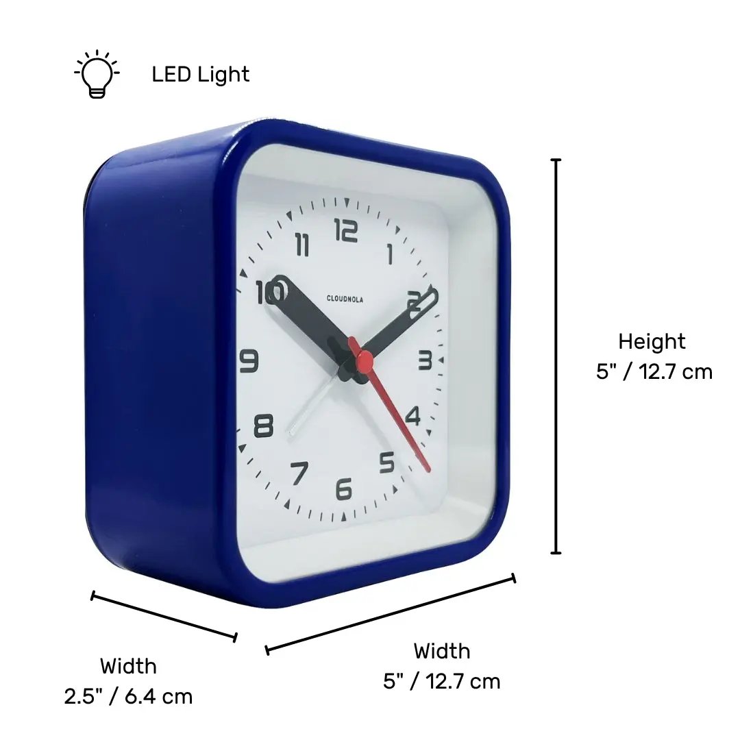 Railway Blue Alarm Clock Cloudnola