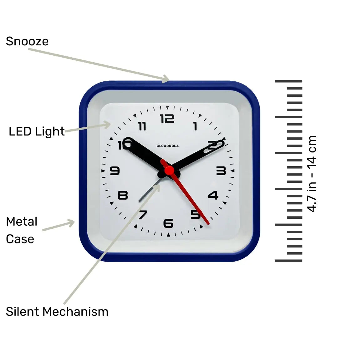 Railway Blue - Alarm Clock Cloudnola
