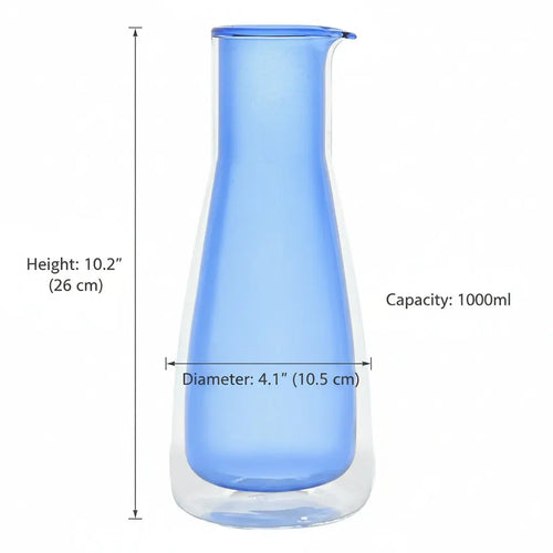 Rocks Blue Carafe Cloudnola