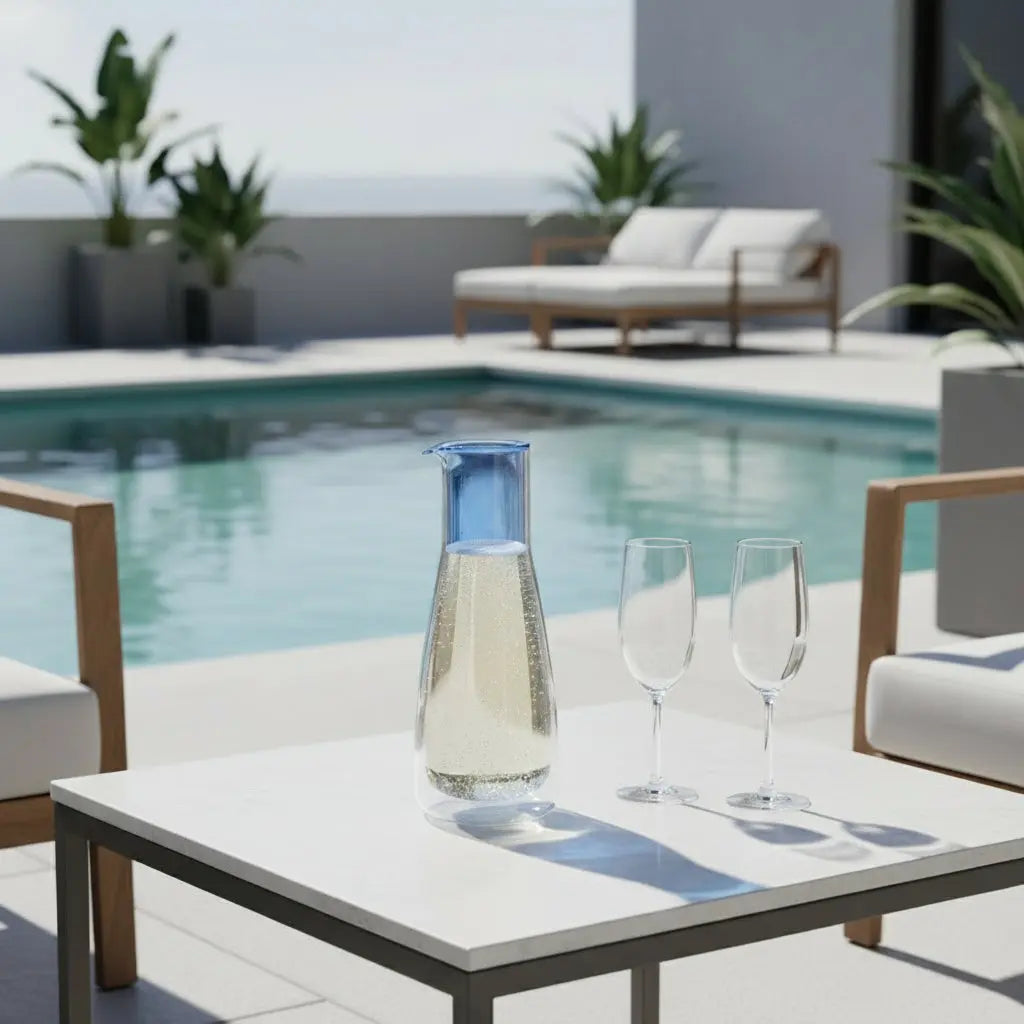 Rocks Blue Carafe Cloudnola