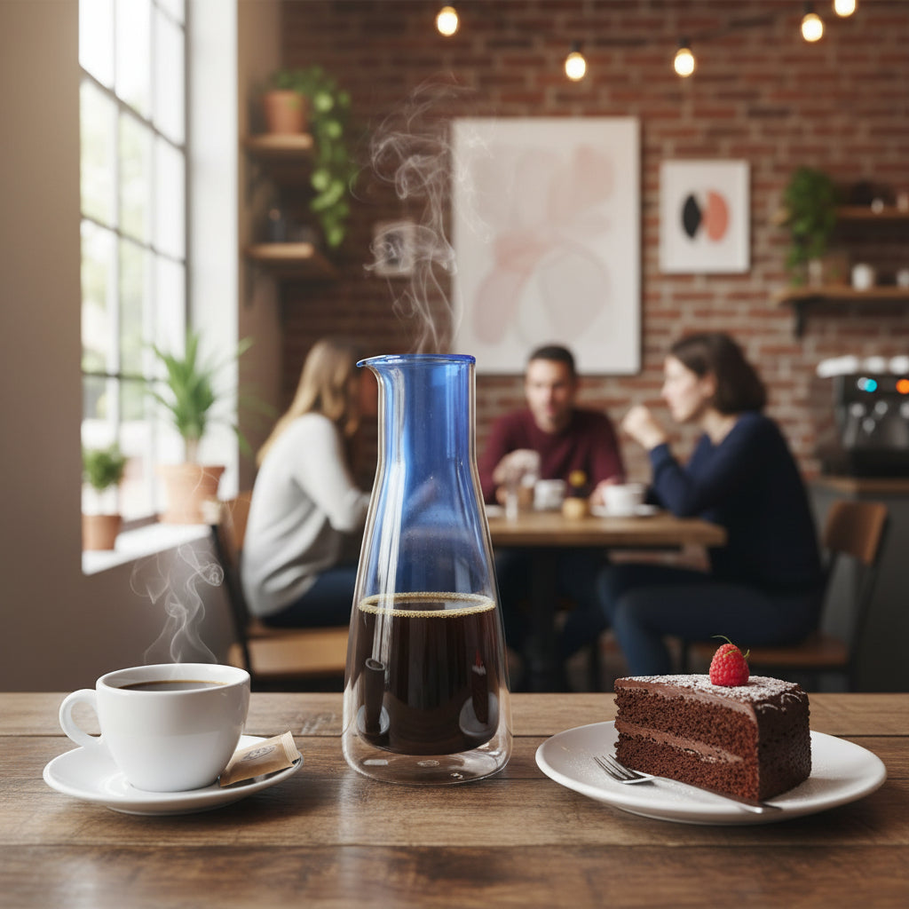 Rocks Carafe Blue – Double-Wall - (1000ml) - Carafe Cloudnola