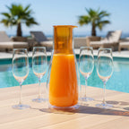 Rocks Carafe Orange – Double-Wall - (1000ml) - Carafe Cloudnola