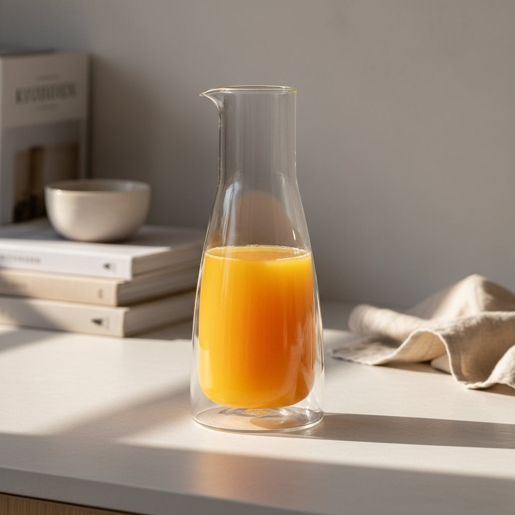 Rocks Clear Carafe with Cups Cloudnola