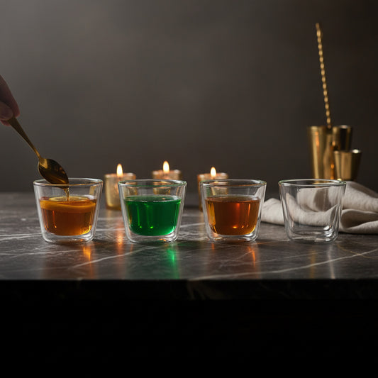 Rocks Double-Wall Glasses - Clear Set - Glasses Cloudnola