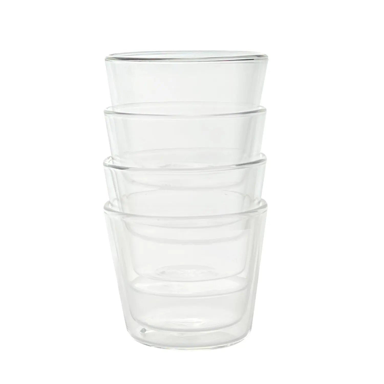 Rocks Double-Wall Glasses - Clear Set - Glasses Cloudnola