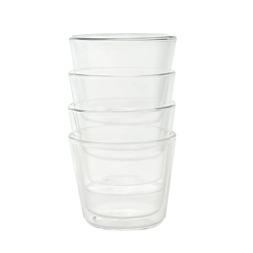 Rocks Double-Wall Glasses - Clear Set - Glasses Cloudnola