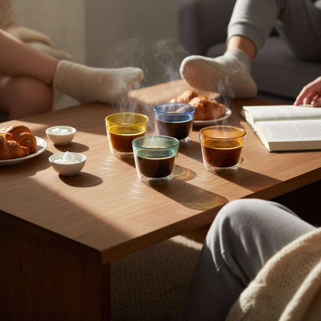 Rocks Double-Wall Glasses - Color Set - Glasses Cloudnola