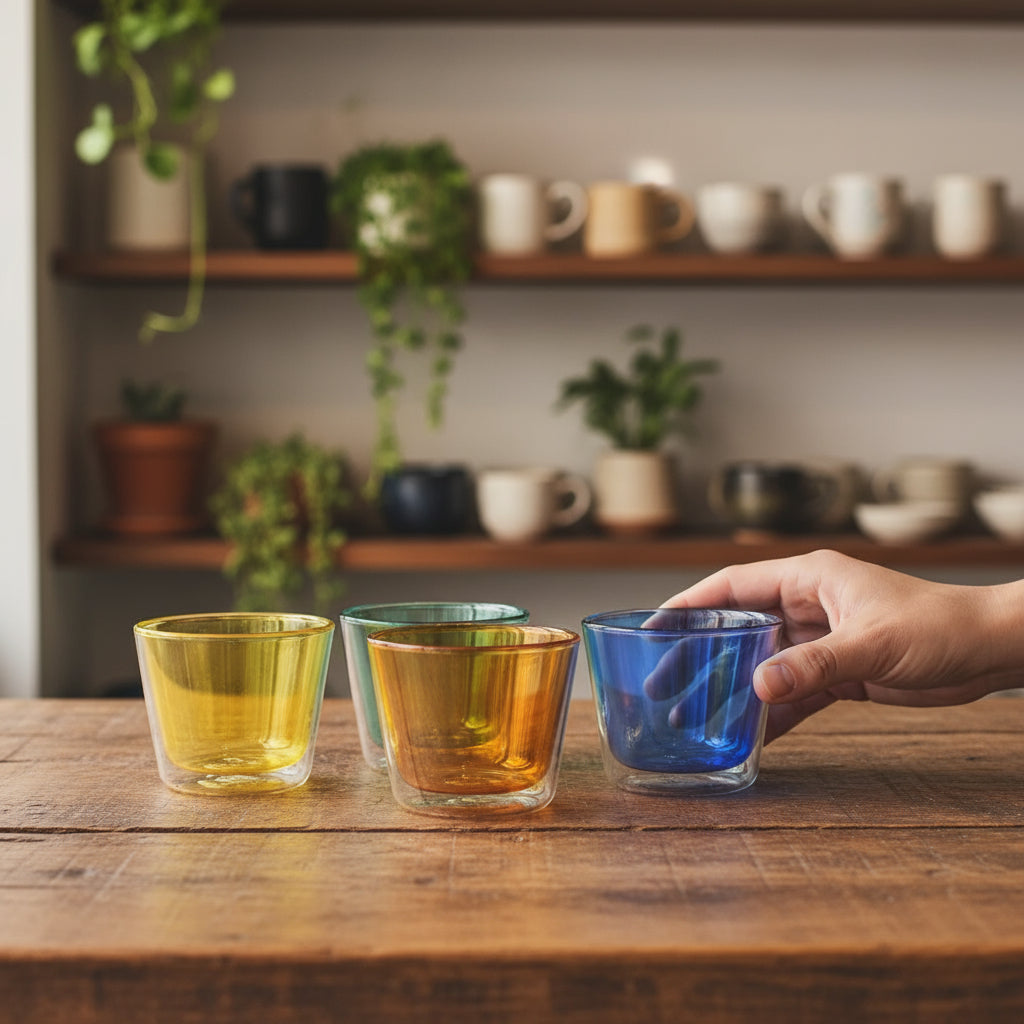 Rocks Double-Wall Glasses – Color Set Cloudnola