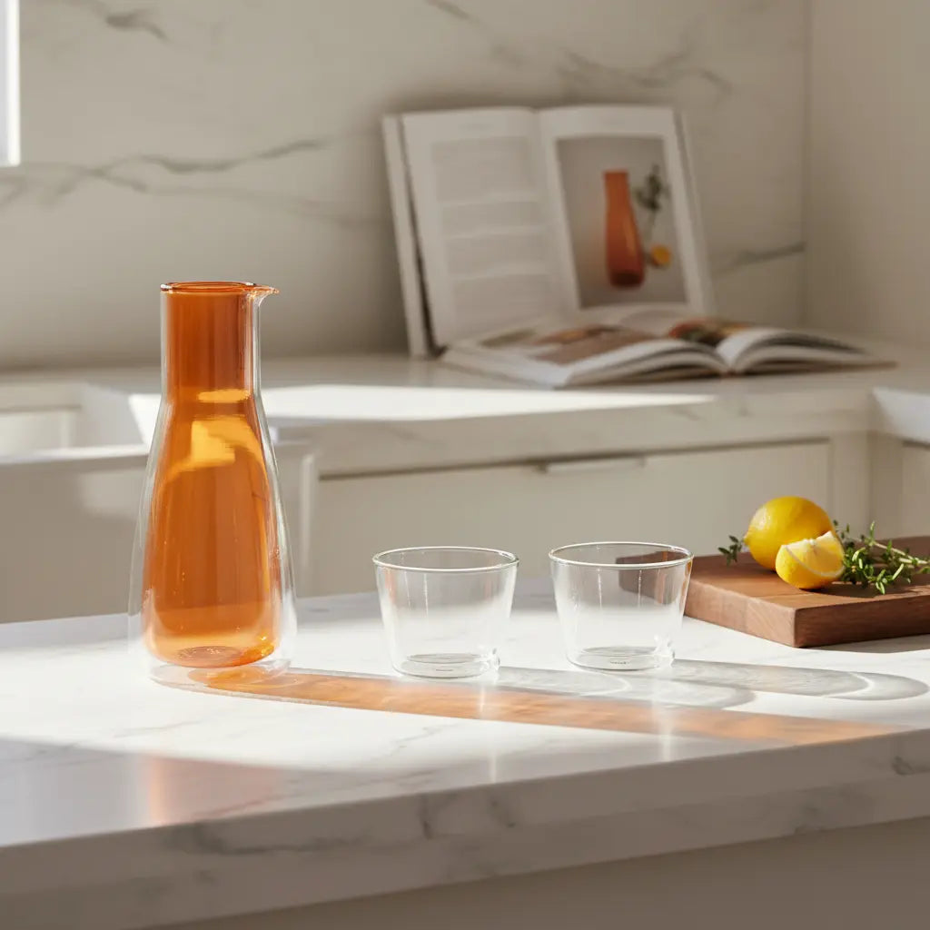 Rocks Orange Carafe Cloudnola