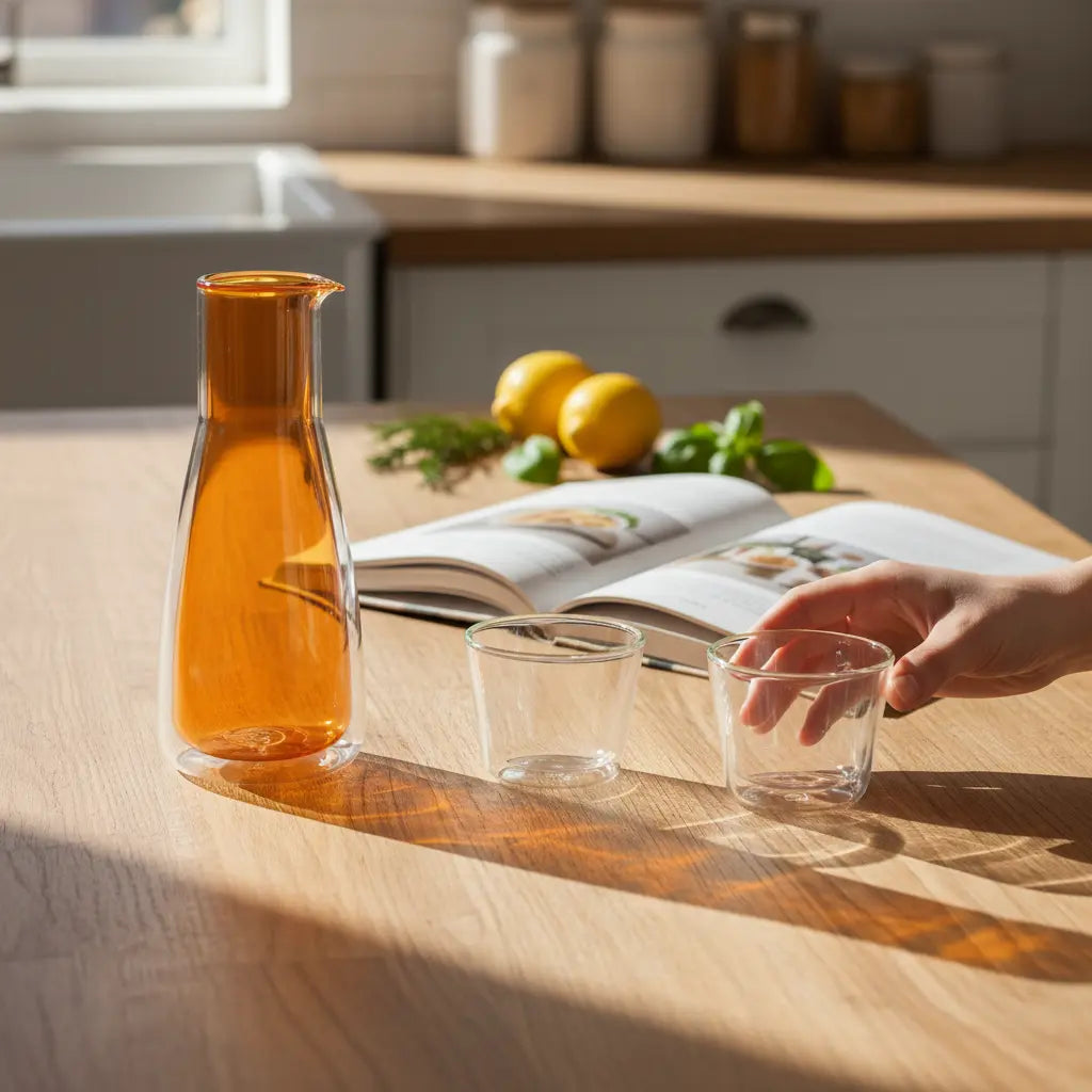 Rocks Orange Carafe Cloudnola