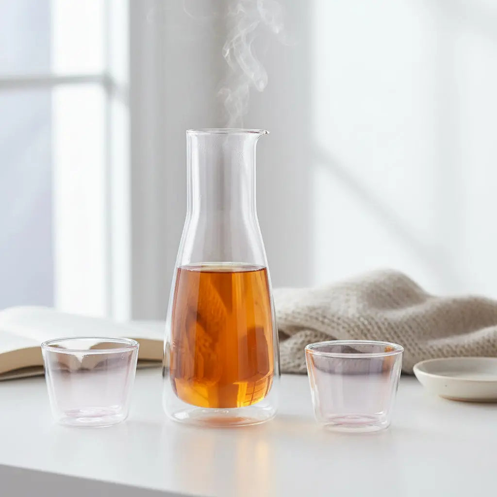 Rocks Pink  Carafe with Cups Cloudnola