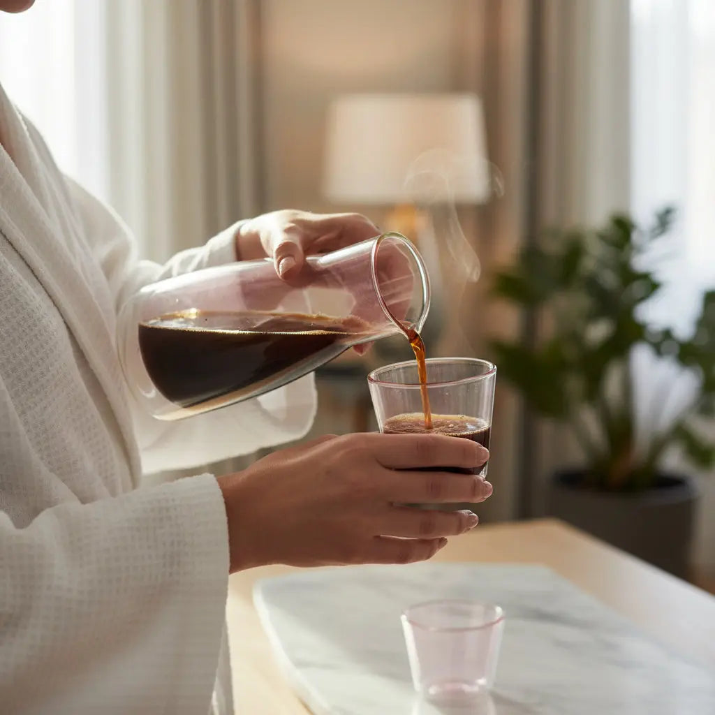 Rocks Pink  Carafe with Cups Cloudnola