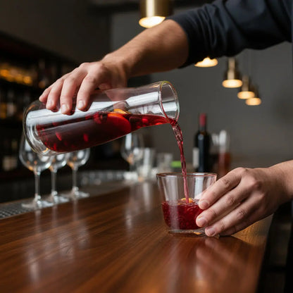 Rocks Pink  Carafe with Cups Cloudnola