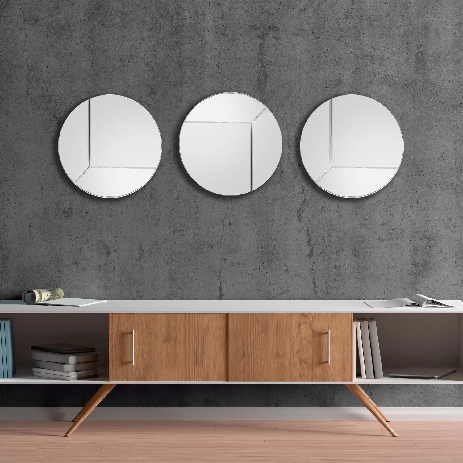 Round XL Reversible - Mirror Cloudnola