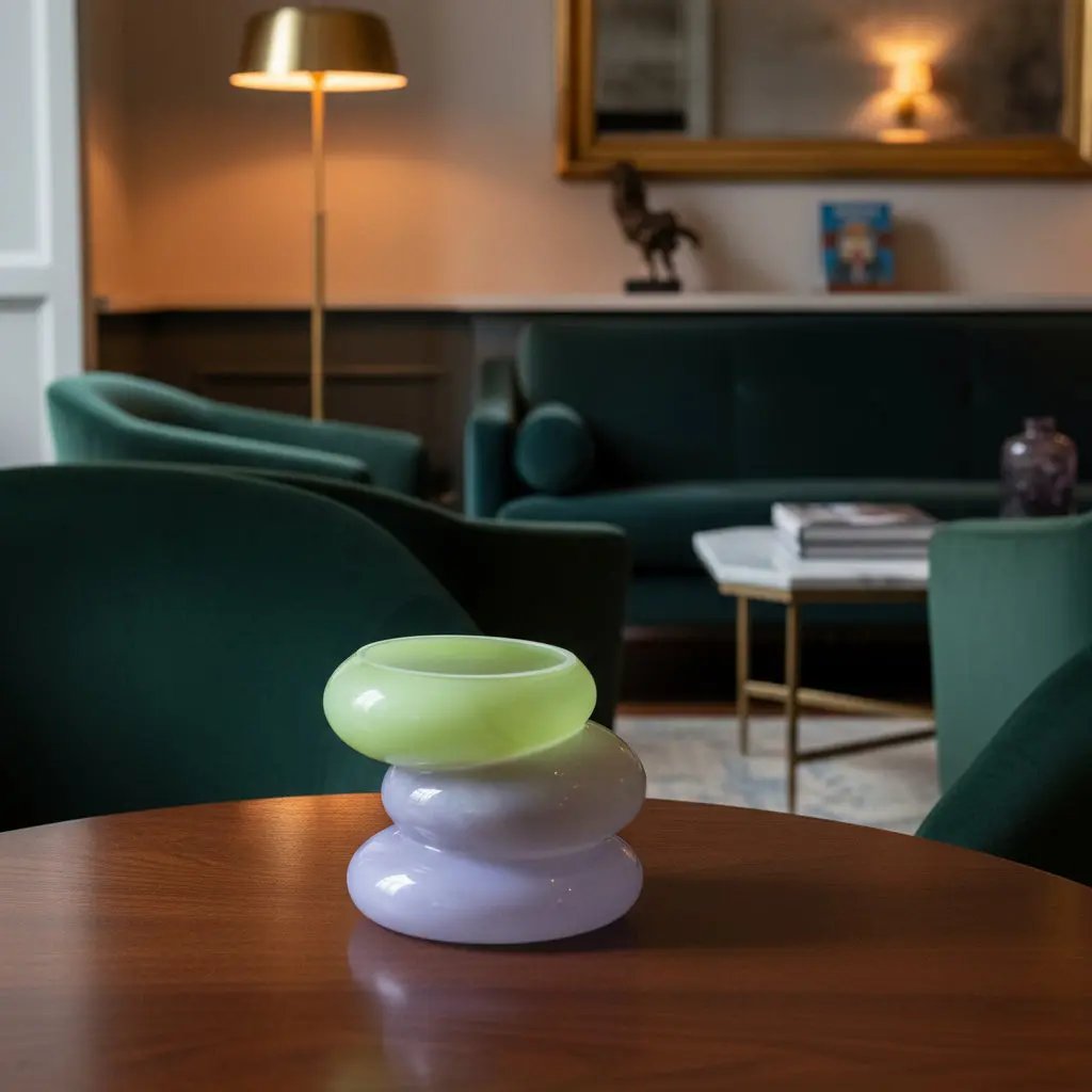 Swirl Lime Vase Cloudnola