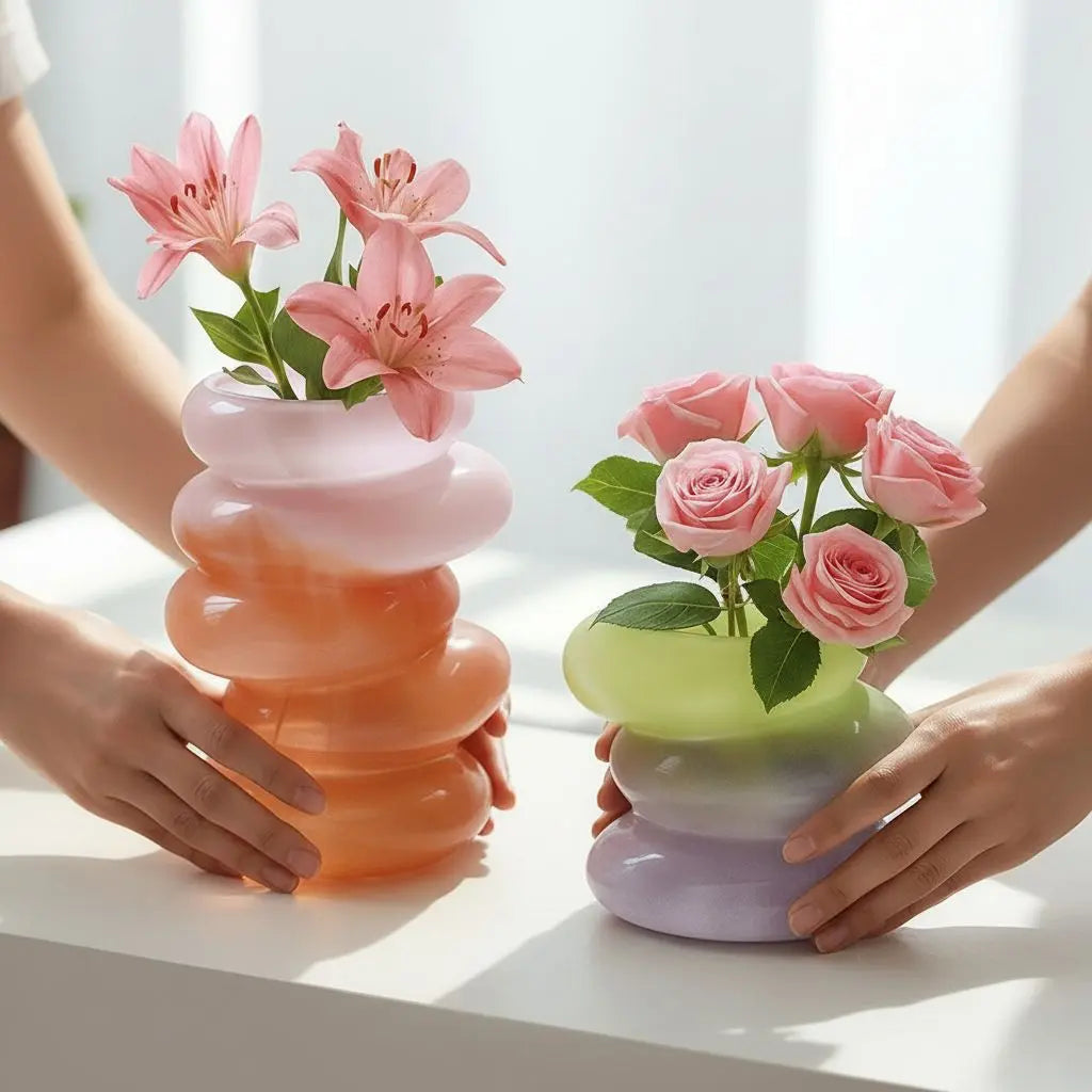 Swirl Vases Set Cloudnola