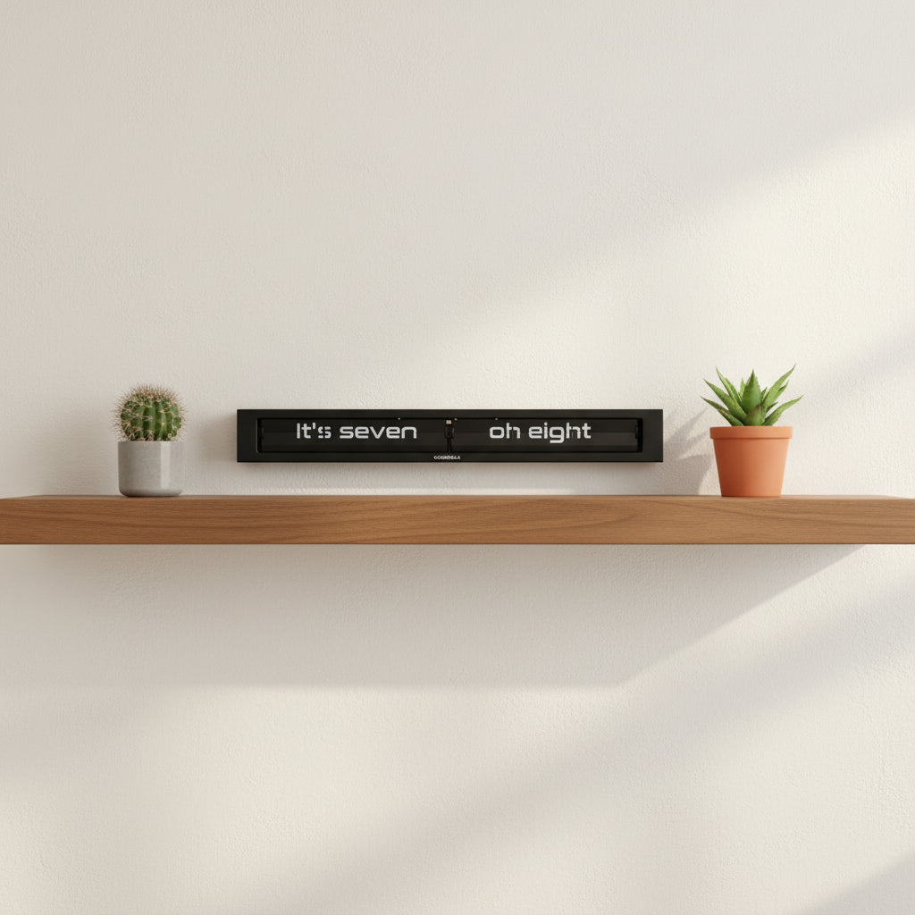 Flip Clock – Modern Split-Flap Clocks for Desk & Wall | Cloudnola
