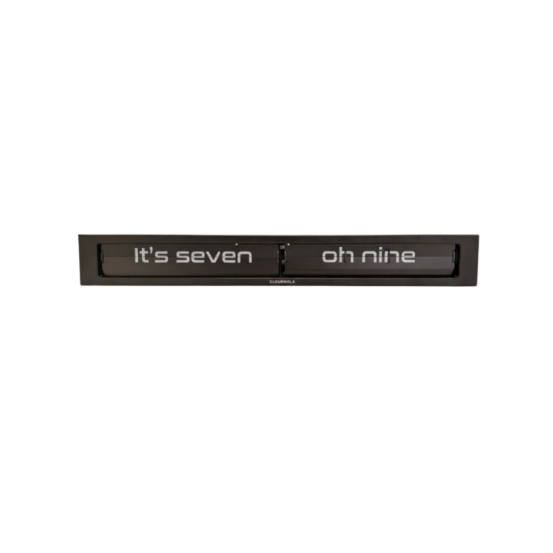 Flip Clock – Modern Split-Flap Clocks for Desk & Wall | Cloudnola