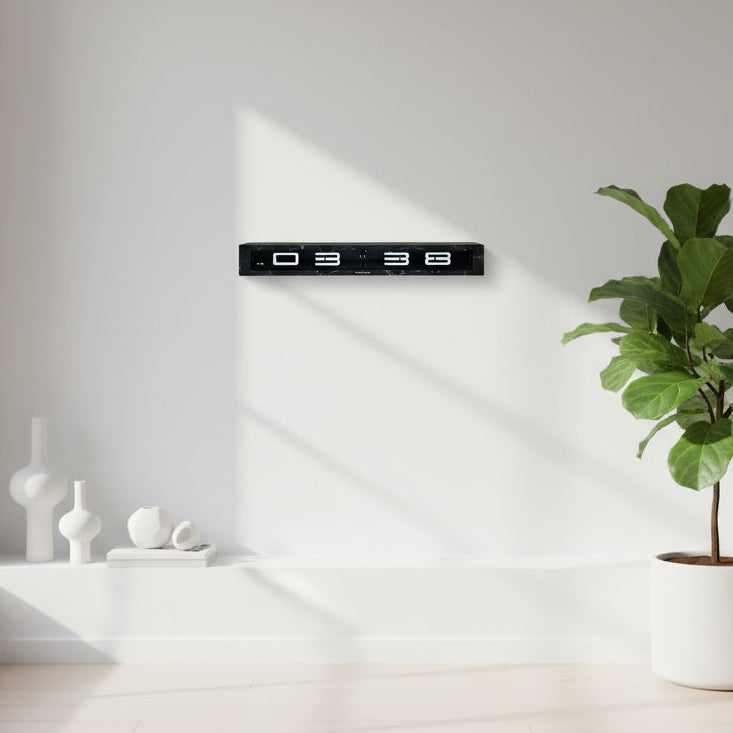 Timeline AM/PM Flip Clock Cloudnola