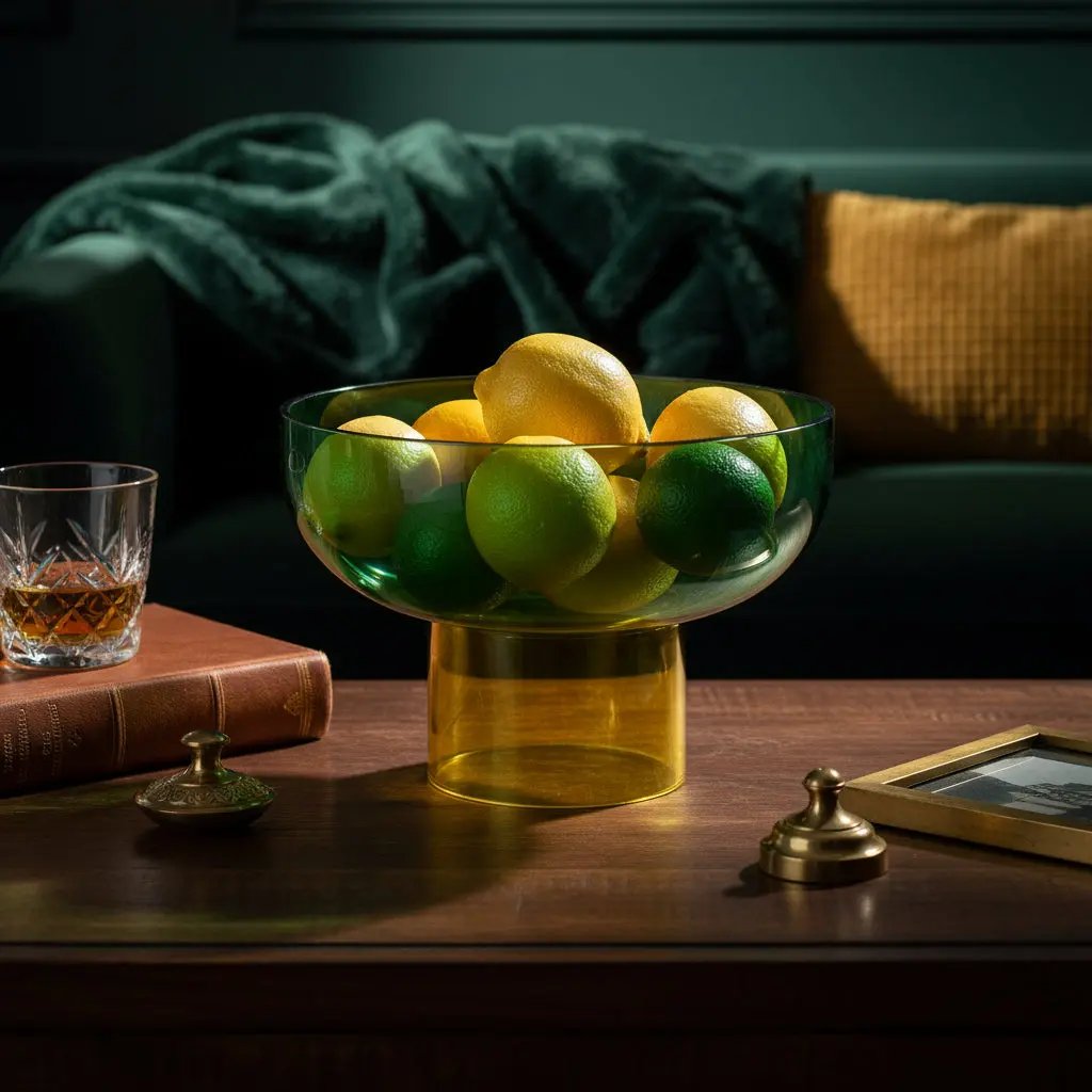 Tip Top Small Green & Yellow Bowl Cloudnola