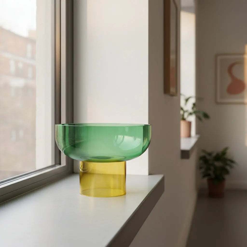 Tip Top Small Green & Yellow Bowl Cloudnola