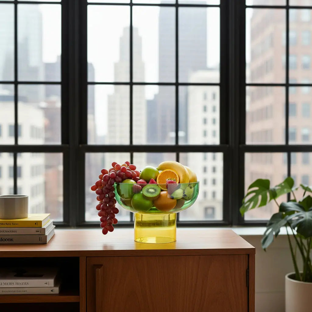 Tip Top Small Green & Yellow Bowl Cloudnola