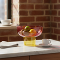 Tip Top Small Reversible Glass Bowl – Pink & Yellow Small