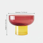 Tip Top Small Pink & Yellow Bowl Cloudnola