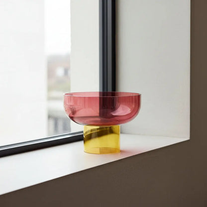Tip Top Small Pink & Yellow Bowl Cloudnola