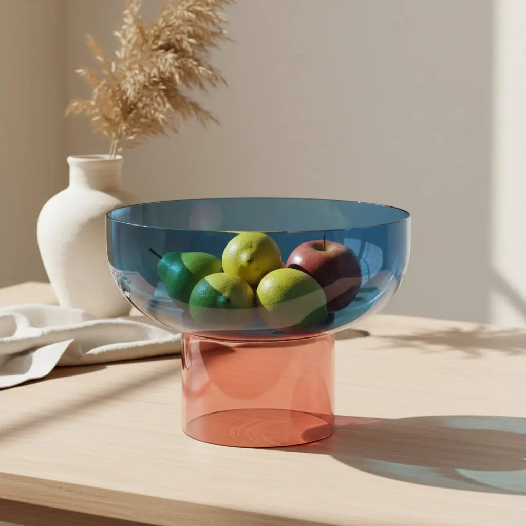 Tip Top XL Blue & Pink Bowl Cloudnola