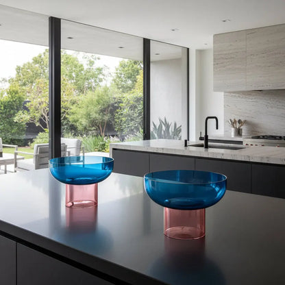 Tip Top XL Blue & Pink Bowl Cloudnola