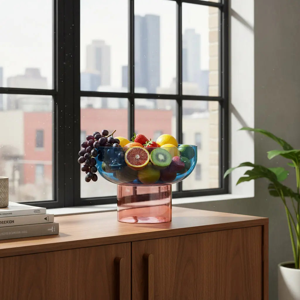 Tip Top XL Blue & Pink Bowl Cloudnola