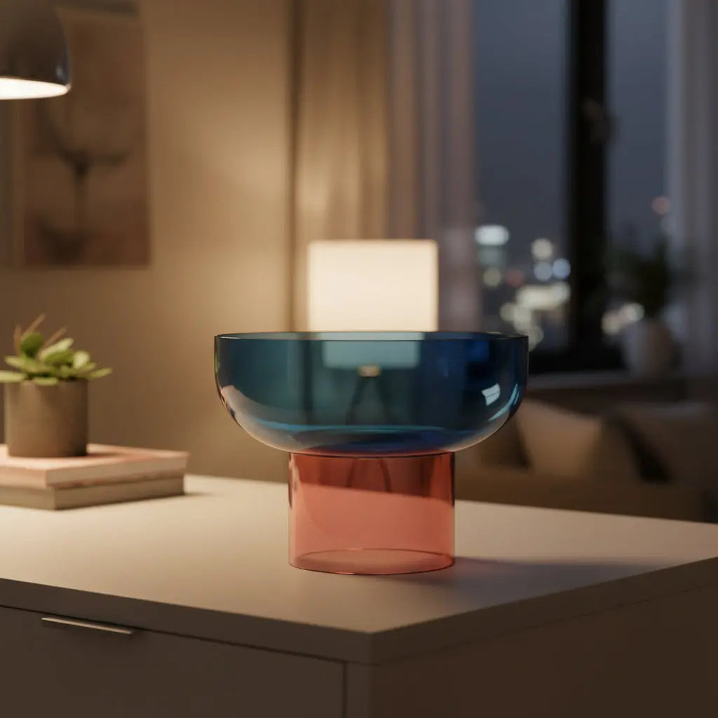 Tip Top XL Blue & Pink Bowl Cloudnola