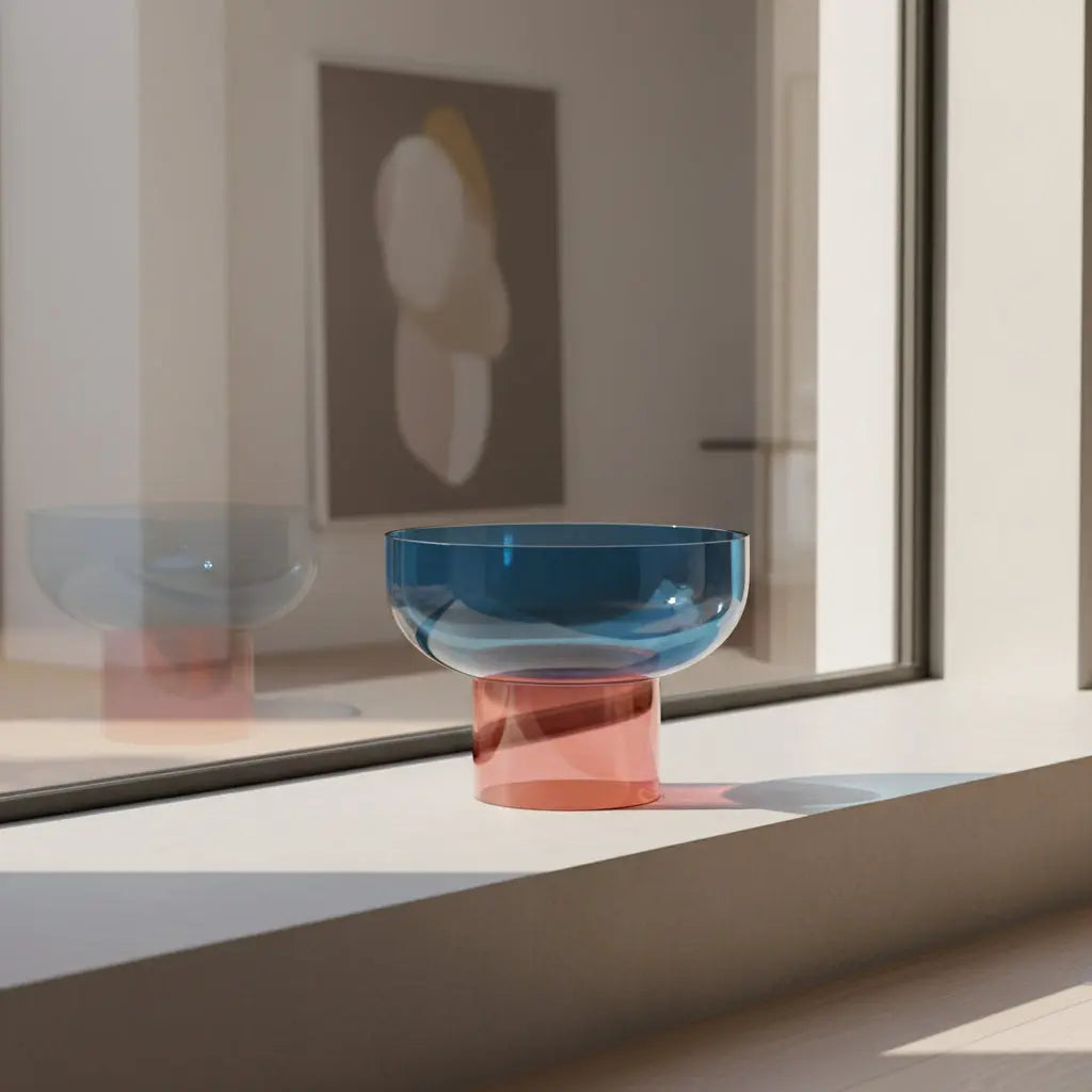 Tip Top XL Blue & Pink Bowl Cloudnola