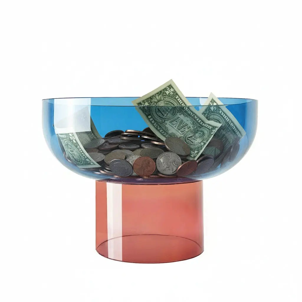 Tip Top XL Blue & Pink Bowl Cloudnola