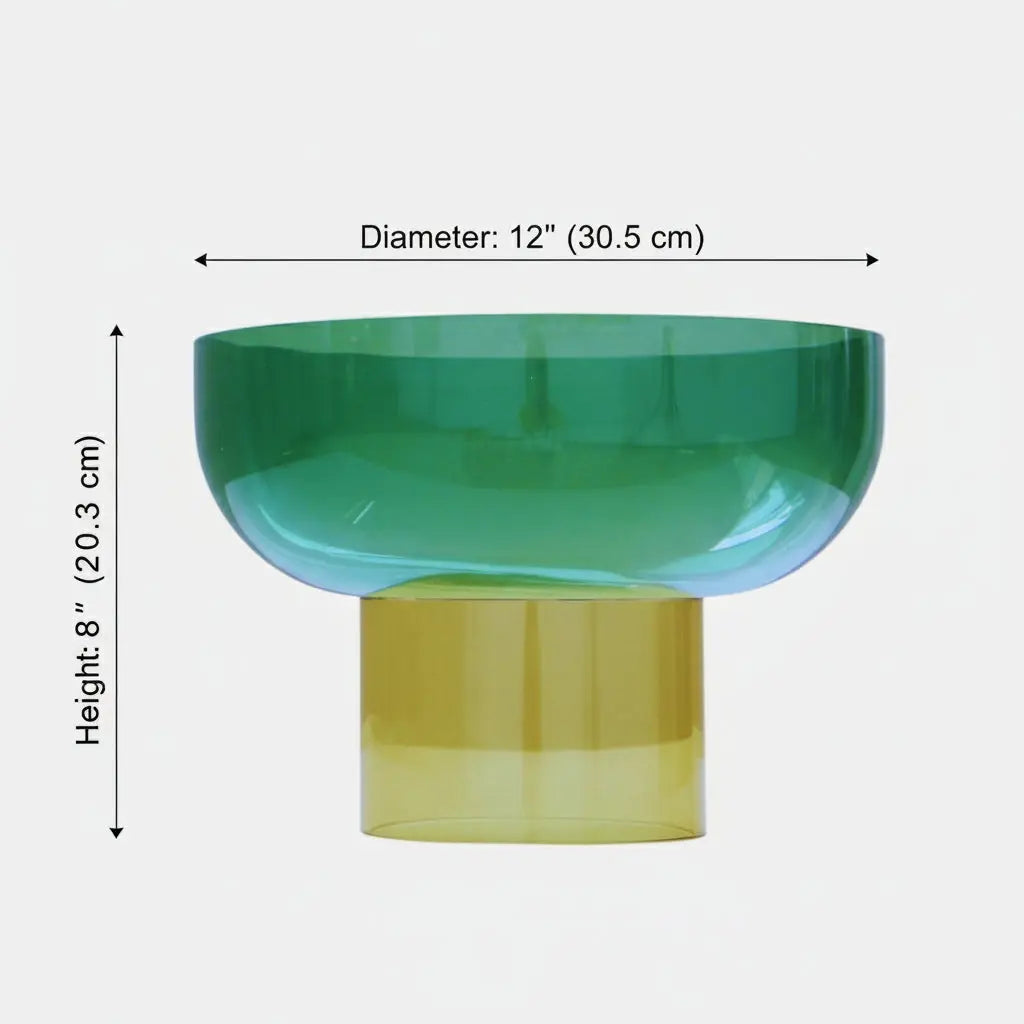 Tip Top XL Green & Yellow Bowl Cloudnola
