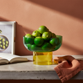 Tip Top XL Reversible Glass Bowl – Green & Yellow XL