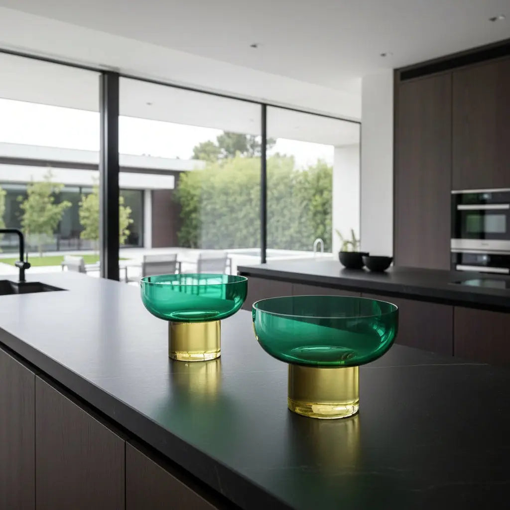 Tip Top XL Green & Yellow Bowl Cloudnola