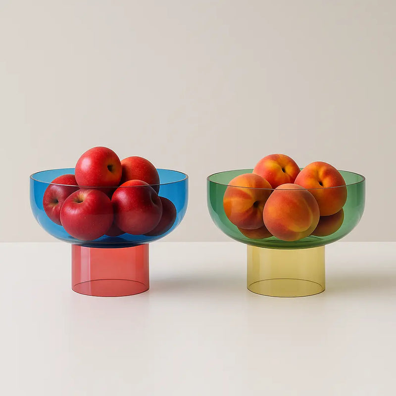 Tip Top XL Green & Yellow – Large Decorative Bowls for Tables | Cloudnola Cloudnola
