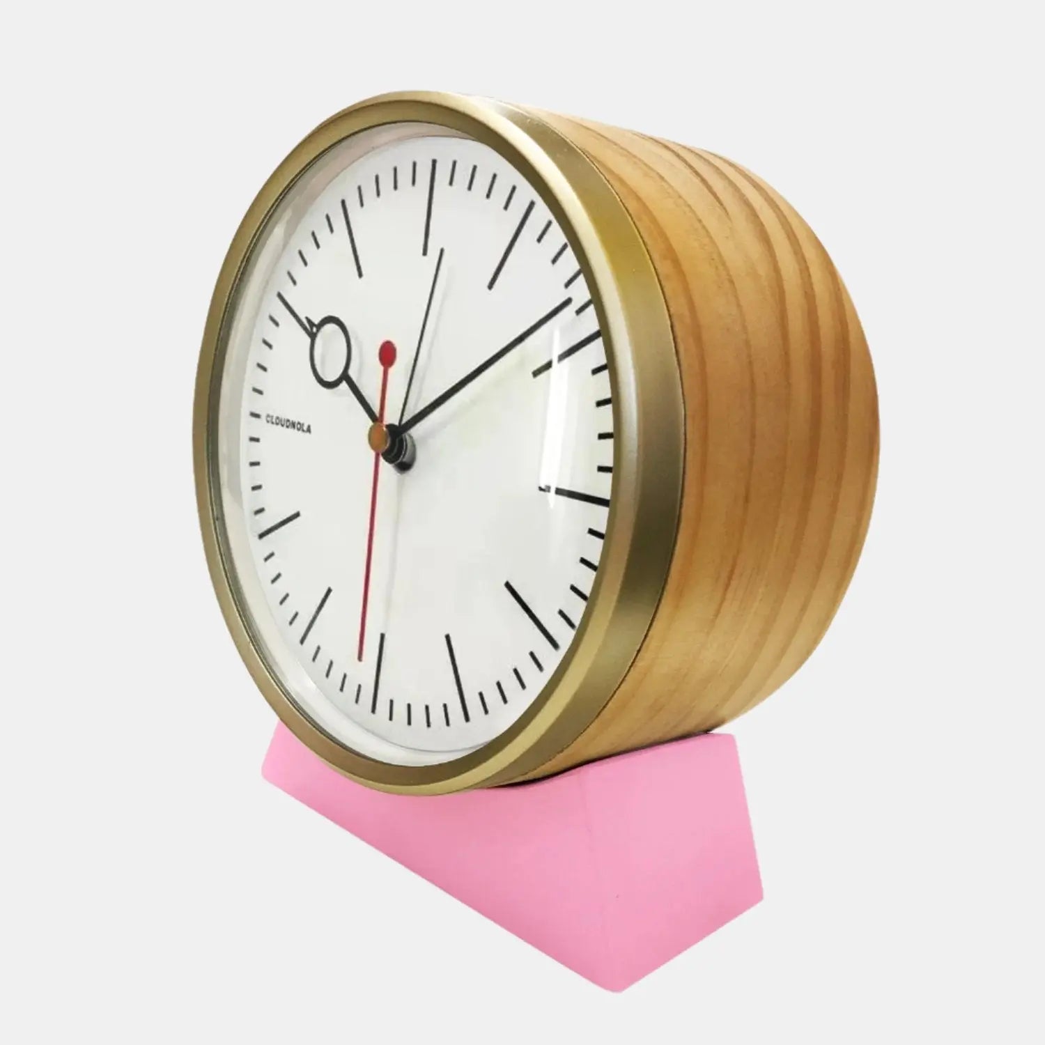 Wood Pink - Alarm Clock Cloudnola