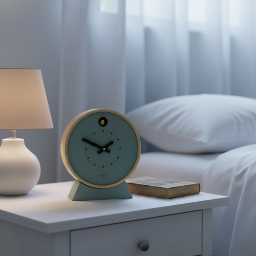 Dot Sage Cuckoo Clock + Stand