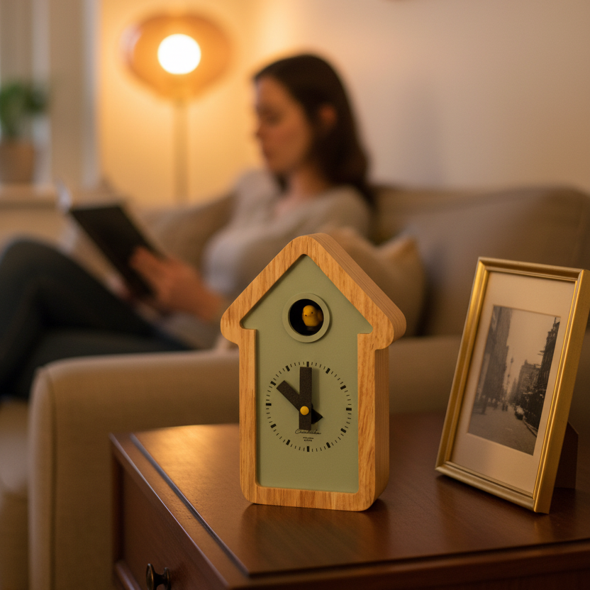 Kleine House Cuckoo Clock – Sage