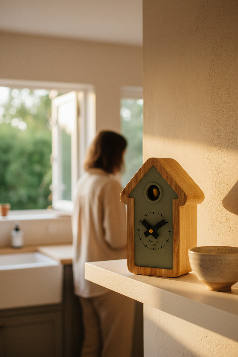 Kleine House Cuckoo Clock – Sage