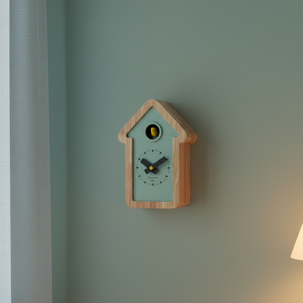 Kleine House Cuckoo Clock – Sage