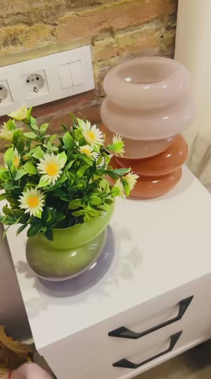 Swirl Vases Set