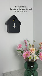 MoMA House Black Modern Cuckoo Clock