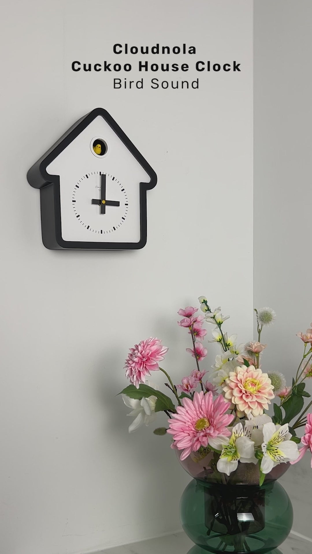 House White Modern Cuckoo Clock